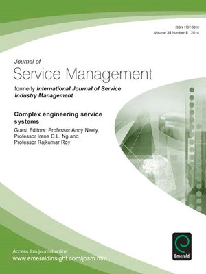 cover image of Journal of Service Management, Volume 25, Issue 5